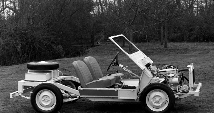 Ray Arnatt's Art Car, called the Externa Car. Experimental car design.