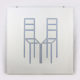 Ray Arnatt, Binary Chairs wall art for sale, Canadian artist and Sculptor 1025 002